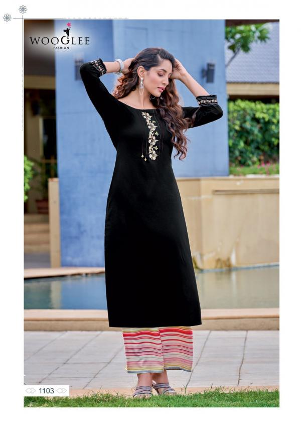 Wooglee Celebration 16 Fancy Wear Kurti With Bottom Collection